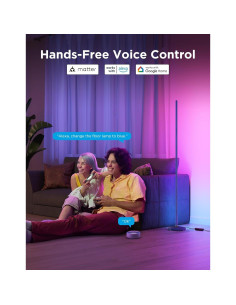 Lámpara de Pie Govee H6076 LED RGBIC Azul con Control Alexa 2