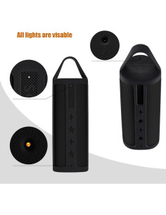 Funda de viaje para altavoz Sonos Roam 2 - Silicona Negra 2