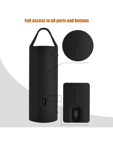 Funda de viaje para altavoz Sonos Roam 2 - Silicona Negra