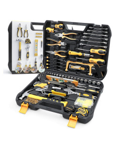 Kit de Herramientas CRESOLVIA 199 Piezas para Hogar y Auto