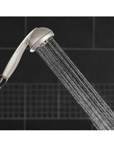 Cabezal de Ducha de Mano Waterpik XAS-649E 6 Modos Níquel Cepillado