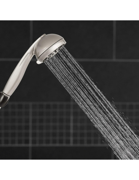 Cabezal de Ducha de Mano Waterpik XAS-649E 6 Modos Níquel Cepillado