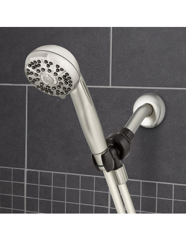 Cabezal de Ducha de Mano Waterpik XAS-649E 6 Modos Níquel Cepillado