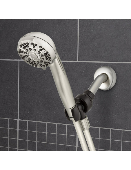 Cabezal de Ducha de Mano Waterpik XAS-649E 6 Modos Níquel Cepillado