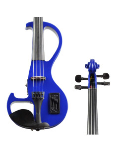 Violín Eléctrico Bunnel Edge 4/4 Azul con Estuche y Accesorios 2