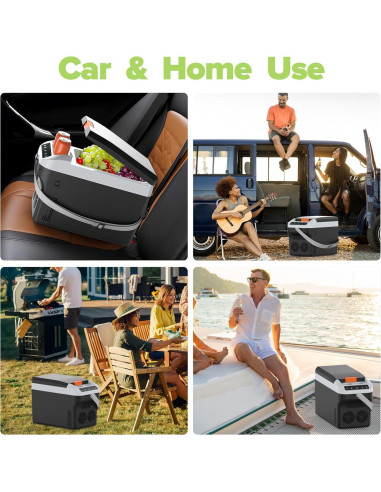 Refrigerador Portátil de Coche ADVWIN 22L 12V con Control Digital