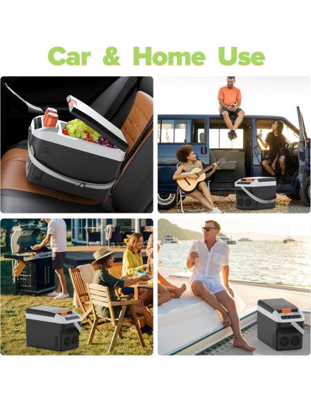 Refrigerador Portátil de Coche ADVWIN 22L 12V con Control Digital