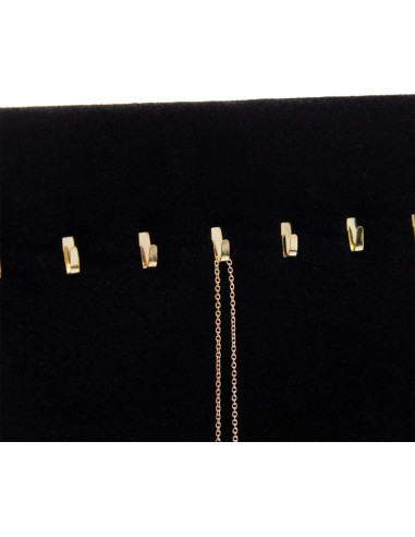 Expositores de Joyería de Terciopelo Negro Genie Crafts - 2 Piezas