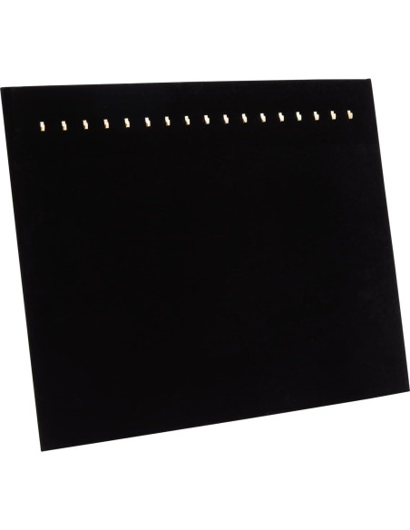 Expositores de Joyería de Terciopelo Negro Genie Crafts - 2 Piezas