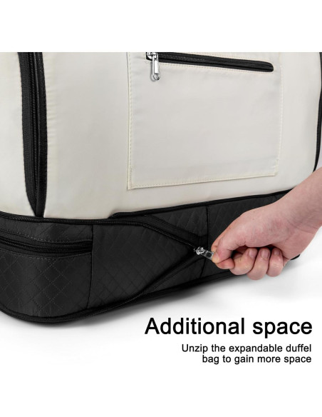 Bolsa de Ropa de Viaje Convertible I56 - Duffle Grande con Compartimento para Zapatos