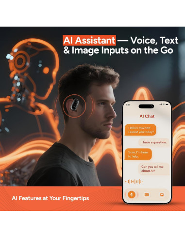 Auriculares Traductores AI Scanmarker 144 Idiomas 60H Batería