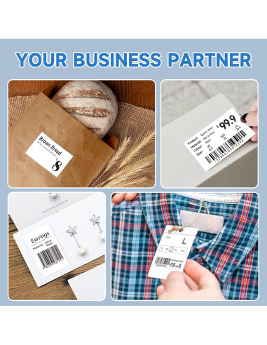 Impresora de Etiquetas Portátil DETONGER P1 Bluetooth Recargable