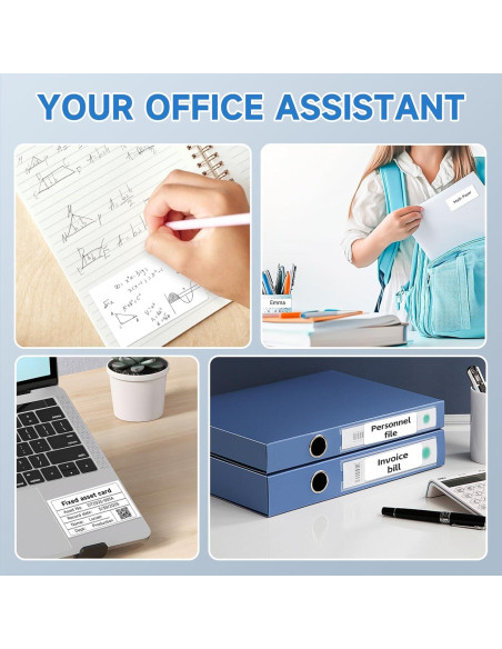 Impresora de Etiquetas Portátil DETONGER P1 Bluetooth Recargable Impresora de Etiquetas Portátil DETONGER P1 Bluetooth Recargable