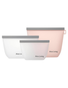 Bolsas de Almacenamiento de Alimentos Aira Living 3 Pzas 1L Silicona