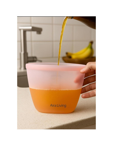 Bolsas de Almacenamiento de Alimentos Aira Living 3 Pzas 1L Silicona