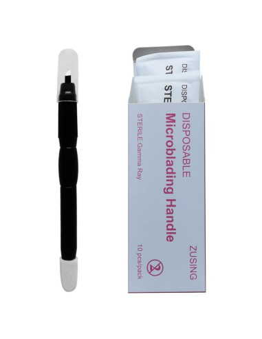 Bolígrafo de Microblading Desechable 14 Agujas 0.15mm - 10 Piezas