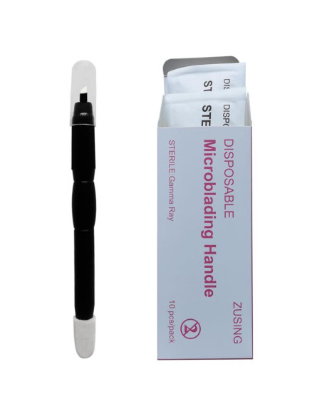 Bolígrafo de Microblading Desechable 14 Agujas 0.15mm - 10 Piezas