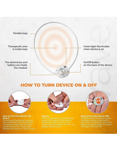 Dispositivo de Alivio del Dolor Electromagnético KT Tape