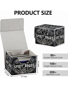 Caja de Cartas Magnética RMJKXQZG para MTG y TCG - 200+ Cartas 2