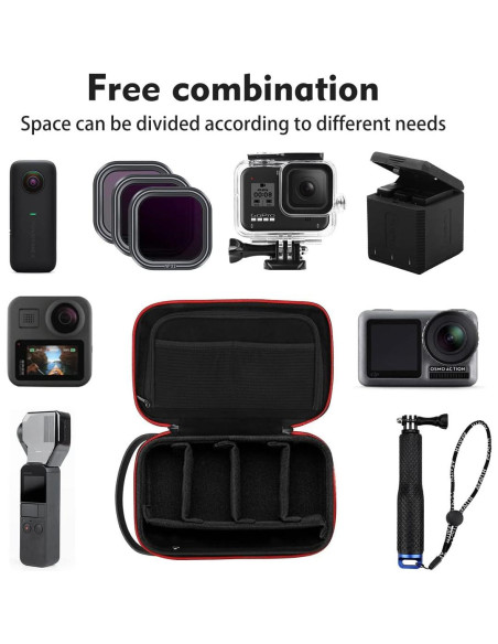 Bolsa de Transporte AFAITH para Cámaras GoPro - Impermeable, Ajustable