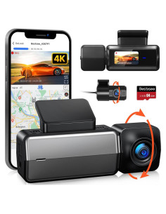 Cámara de Tablero Delantera y Trasera BESTSEE M33 4K/2.5K