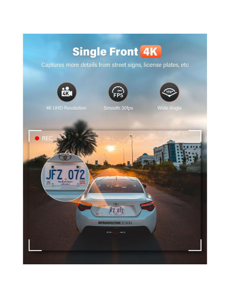 Cámara de Tablero Delantera y Trasera BESTSEE M33 4K/2.5K