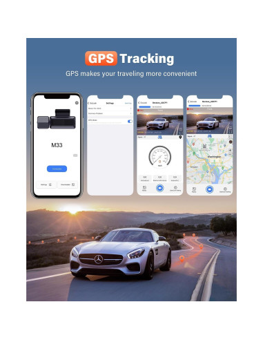 Cámara de Tablero Delantera y Trasera BESTSEE M33 4K/2.5K