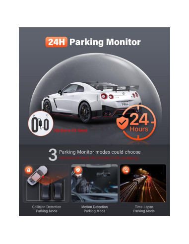 Cámara de Tablero Delantera y Trasera BESTSEE M33 4K/2.5K