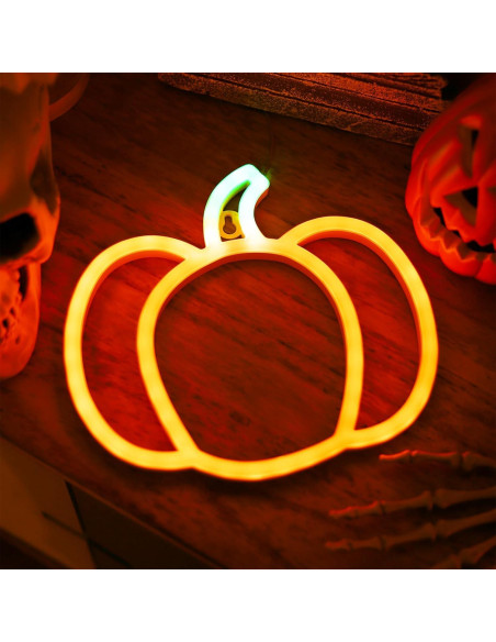 Luz de Calabaza LED YAOZHOU para Halloween y Otoño 21x24cm