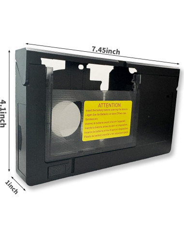 Adaptador VHS-C a VHS motorizado - Compatible con VCR