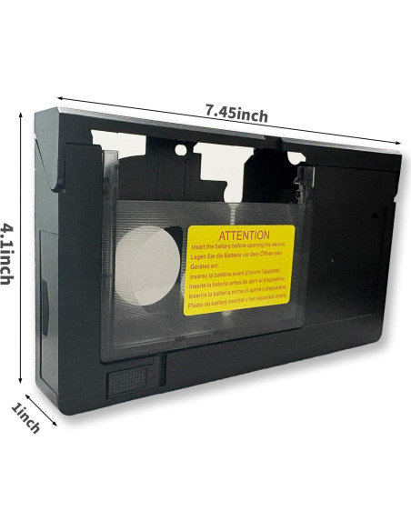 Adaptador VHS-C a VHS motorizado - Compatible con VCR