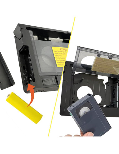 Adaptador VHS-C a VHS motorizado - Compatible con VCR