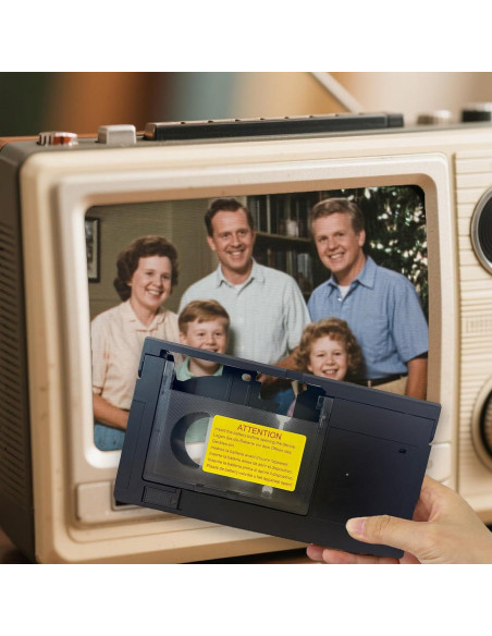 Adaptador VHS-C a VHS motorizado - Compatible con VCR