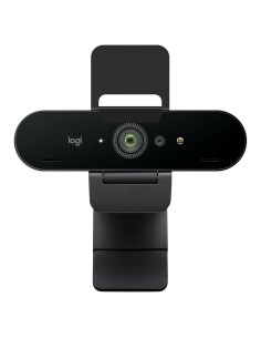 Webcam Logitech Brio 4K HD Renovada con Zoom y Luz Automática