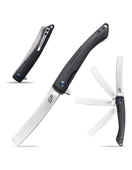 Cuchillo Plegable Eafengrow EF944 EDC Acero D2 Mango G10 21.3cm