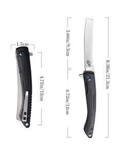 Cuchillo Plegable Eafengrow EF944 EDC Acero D2 Mango G10 21.3cm 2