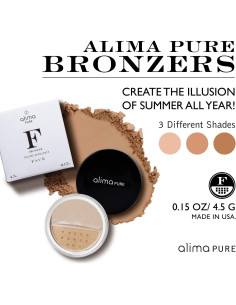 Bronceador Facial Alima Pure Matte Maracaibo 4.25g Libre de Talco 2