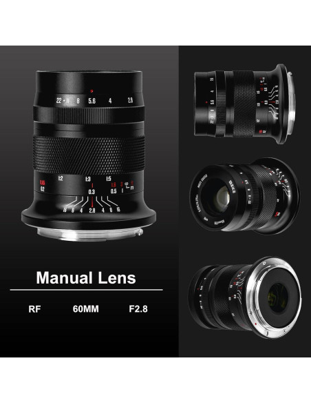 Lente Macro Meike 60mm f2.8 RF Enfoque Manual para Canon Lente Macro Meike 60mm f2.8 RF Enfoque Manual para Canon