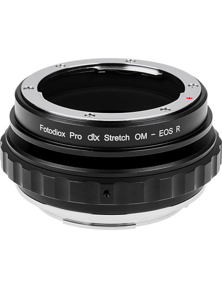 Adaptador de lente Fotodiox OM-RF-DLXS con helicoide macro y filtros ND