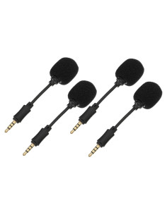 Kit de Micrófonos de Grabación Toyvian 4pcs Cancelación de Ruido