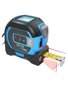 Regla de Medición Digital 3 en 1 Genérico Azul 5m