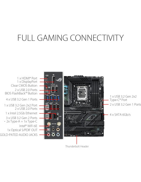 Placa Base ASUS ROG Strix Z790-F Gaming WiFi 6E ATX DDR5