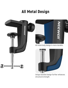 Abrazadera de Montaje en Mesa NEEWER para Soporte de Micrófono 2