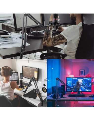 Abrazadera de Montaje en Mesa NEEWER para Soporte de Micrófono