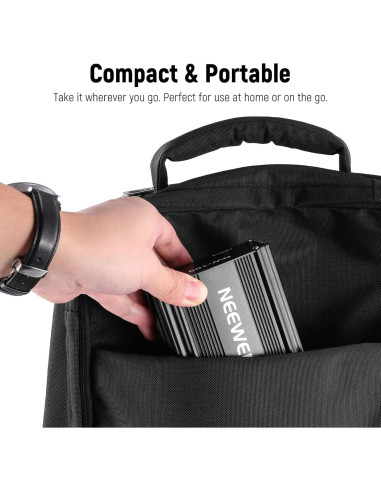 Fuente de Alimentación Phantom Neewer 48V con Cable XLR 2.44m