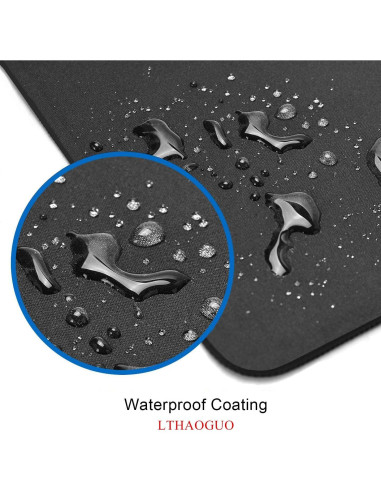 Alfombrilla de Ratón LTHAOGUO Mariposa Boho Antideslizante 240x200mm