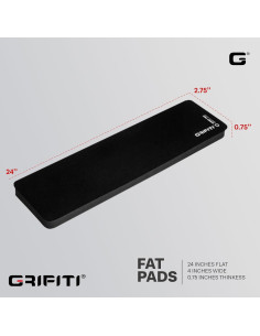 Almohadilla de Muñeca Gruesa Grifiti 61x10.16 cm Ergonómica 2