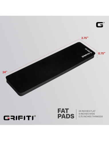 Almohadilla de Muñeca Gruesa Grifiti 61x10.16 cm Ergonómica