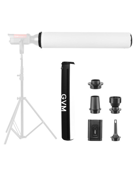 Softbox Inflable Plegable GVM 110cm para Luces Bowens