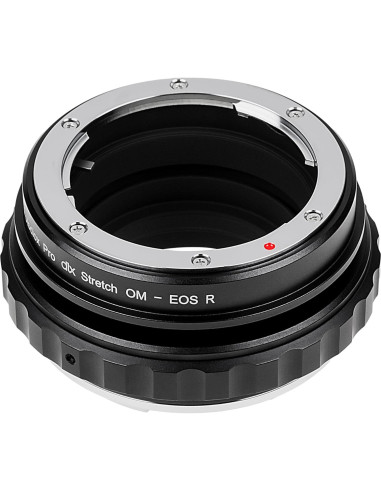 Adaptador de lente Fotodiox OM-RF-DLXS con helicoide macro y filtros ND